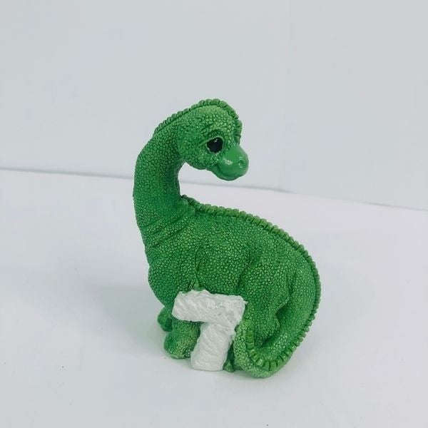 Enesco Prehistoric Ages Growing Up AGE 7 Figurine Green Dinosaur Kathy Wise CnxRWTQI6