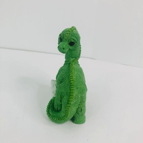 Enesco Prehistoric Ages Growing Up AGE 7 Figurine Green Dinosaur Kathy Wise CnxRWTQI6