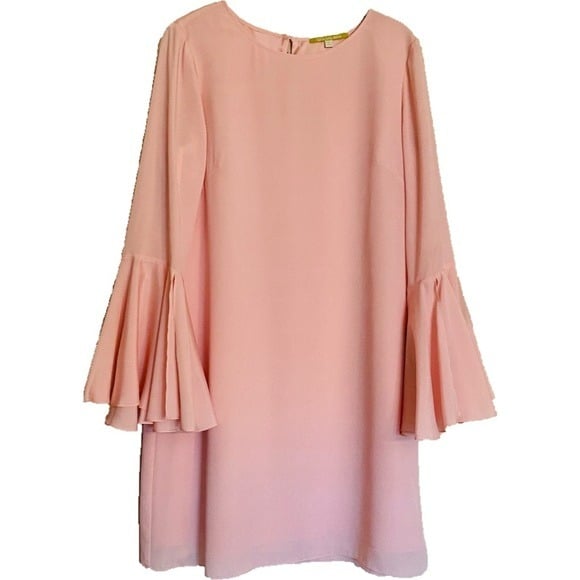 Gianni Bini Size Small S Bell Sleeve Pink Dress NWT do8
