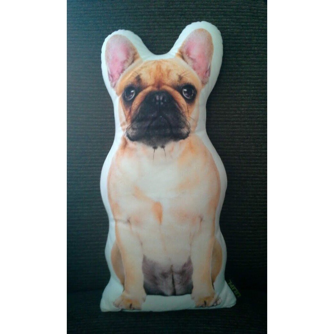 LiLiPi Fawn Frenchie French Bulldog Pillow Made in USA 