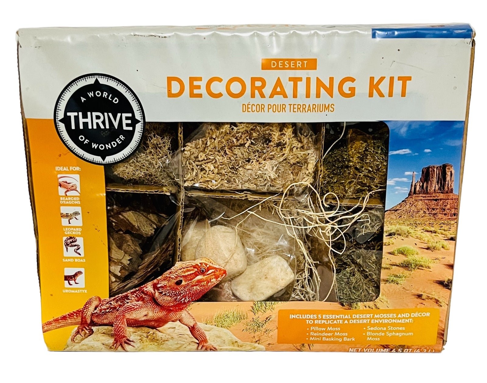 Desert Decorating Kit For Terrarium, Reptiles, Lizards, Snakes - THRIVE - NEW 5b2YDjHEs