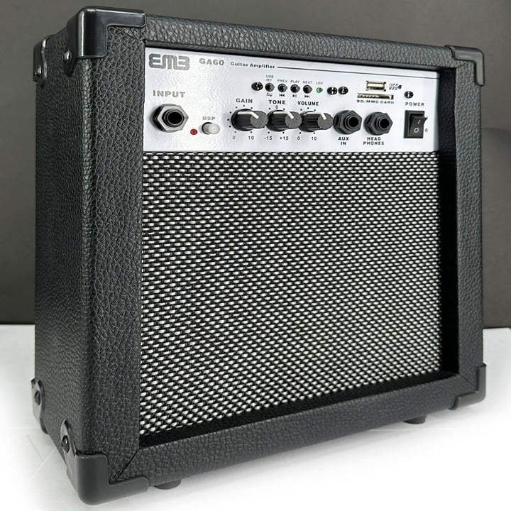 Guitar Amplifier Speaker Powerful Cabinet - SD USB AUX 