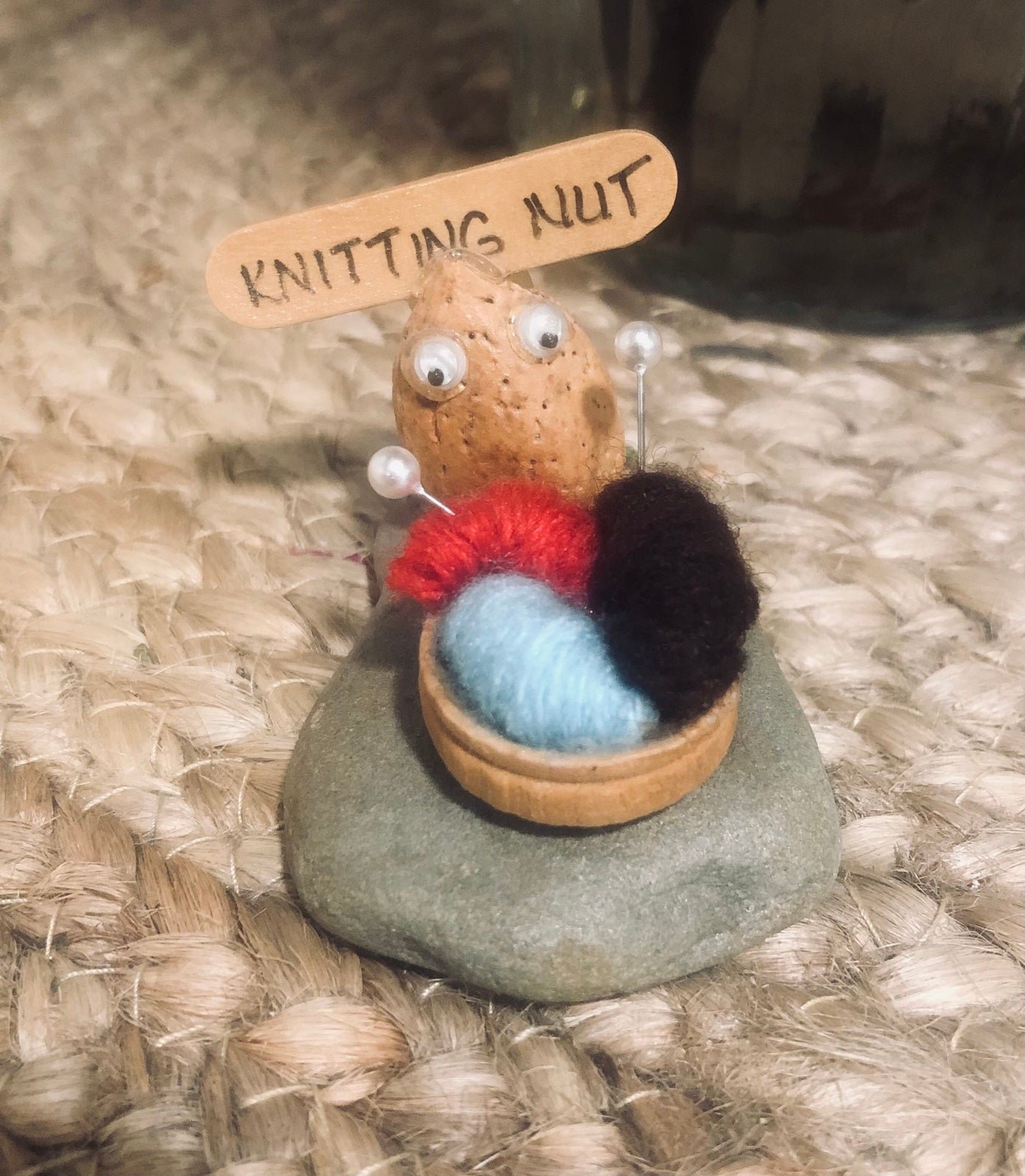 “Knitting Nut” Funny Little Gift For The Person Who Lov