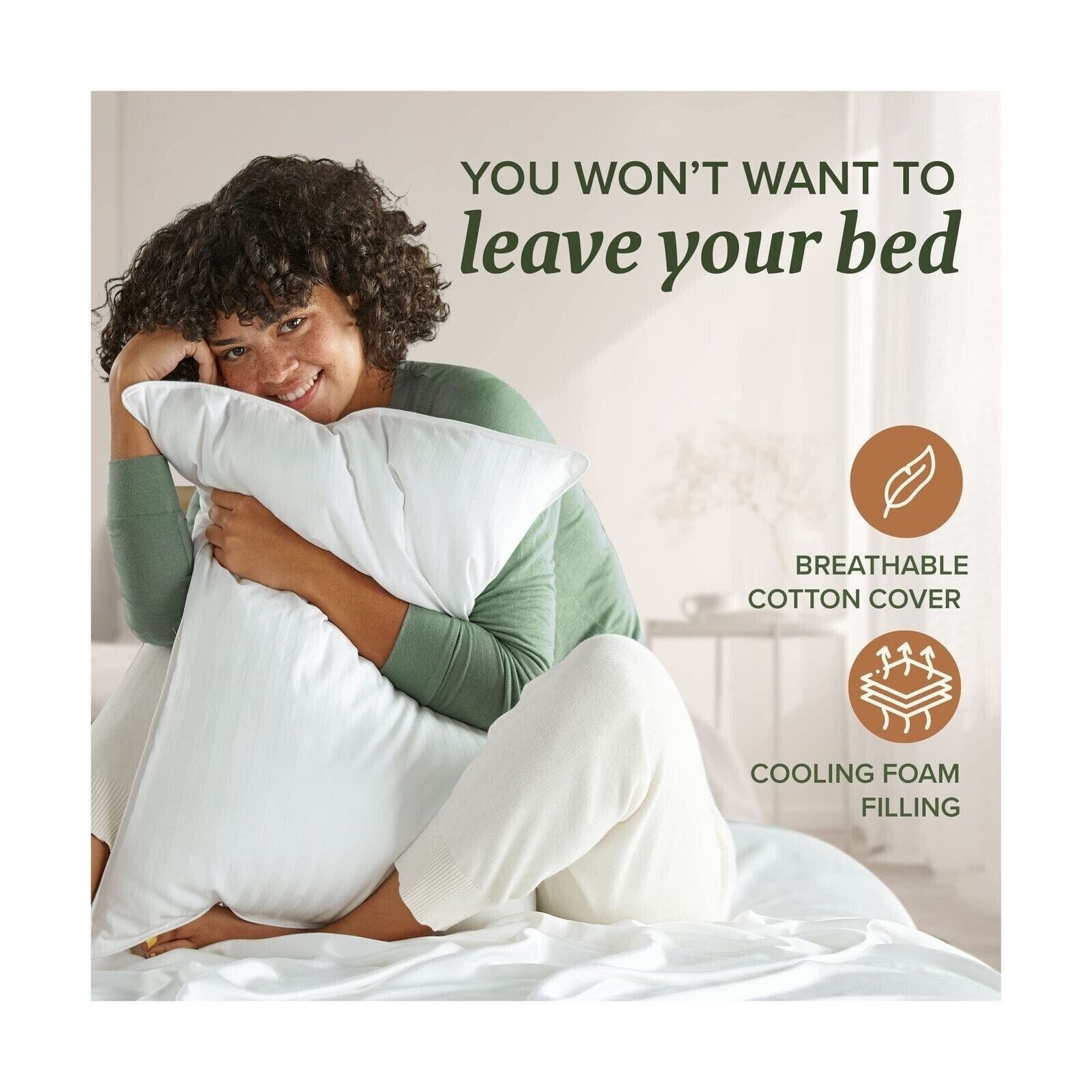 Beckham Hotel Collection 2PK Queen Plush Gel Fiber Down Alternative Bed Pillows giKyZtPlS
