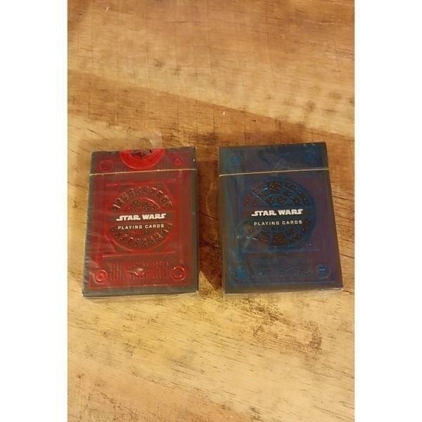 Stsrewars playing cards two sets one red one blue FyzoKwfcD
