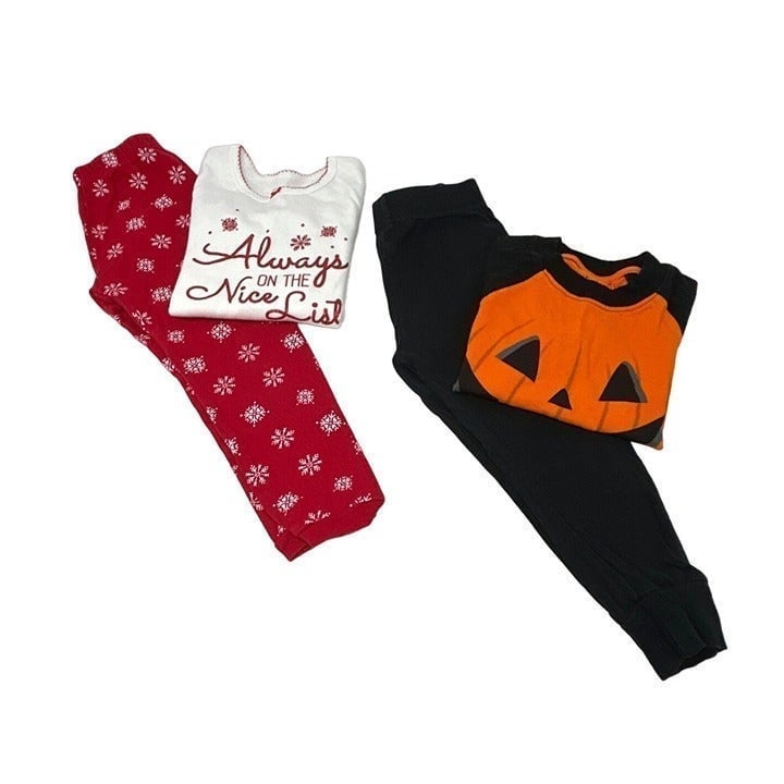 Baby Girls Halloween and Christmas Outfits - Size 3 T d