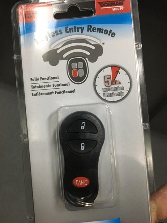 Dorman 13778 Keyless Entry Remote 3 Button Compatible with Select Models (OE FIX ezsQKAxUF