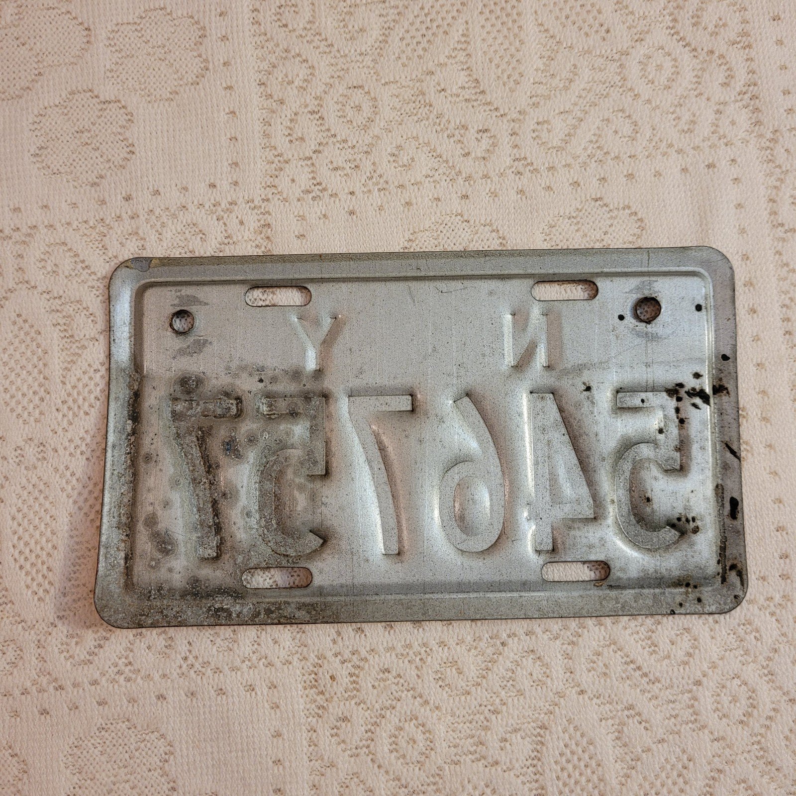 1987 NY Motorcycle License Plate AieHQsaSf