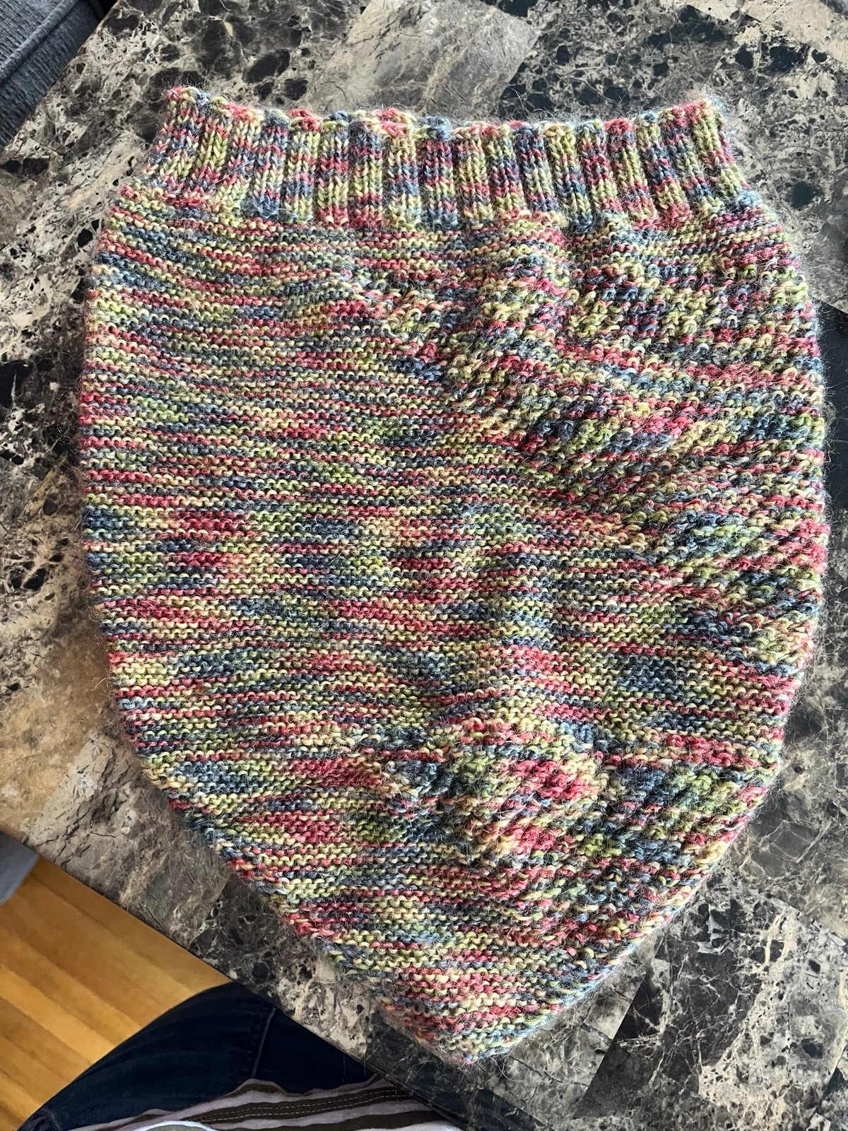 Hand knit cowl 0dPsxTUBR