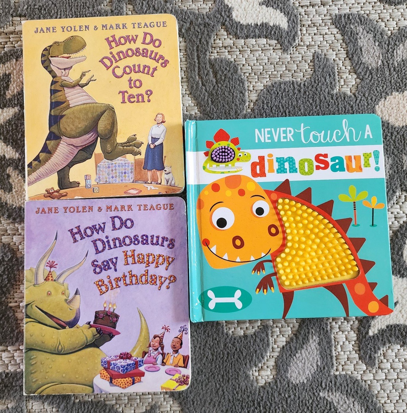 Dinosaur Baby Toddler Board Book Bundle Jane Yolen Touc