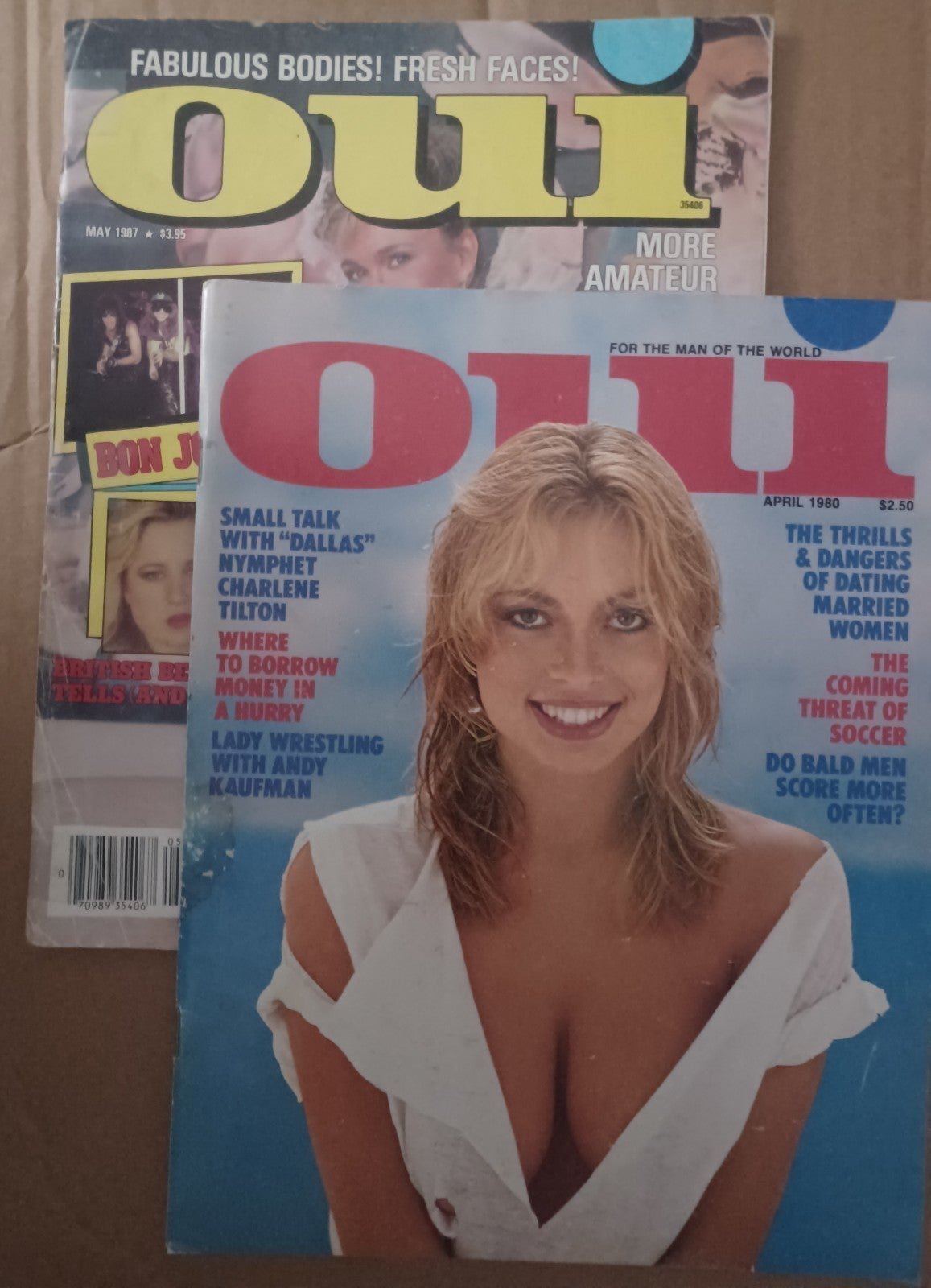 Vintage 1980, 1987 OUI Men´s Magazines CZuPa7Zo7