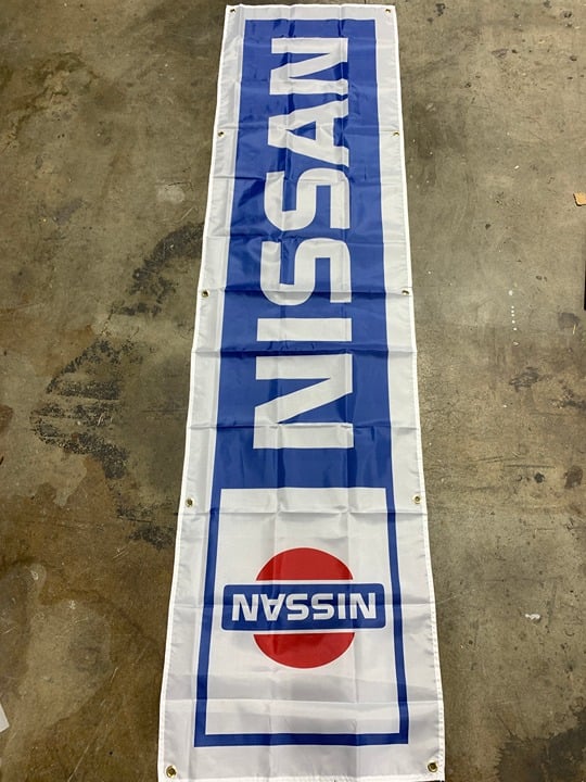 Nissan Banner Flag 2x8ft 60x240cm Poly Garage Shop Wall Decor aiPxhfXjQ