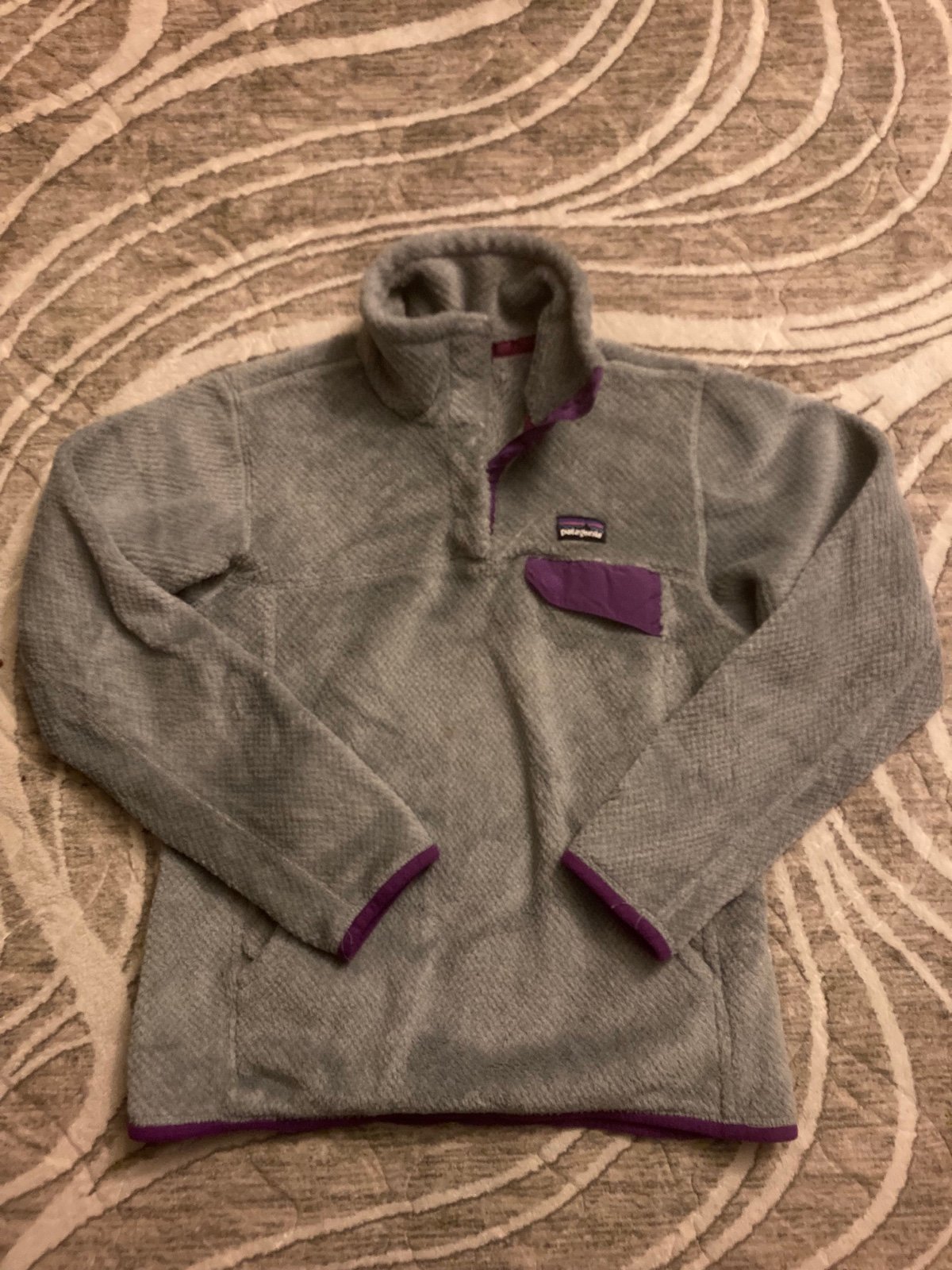 Patagonia snap T womens pullover S 1zHEoBUut