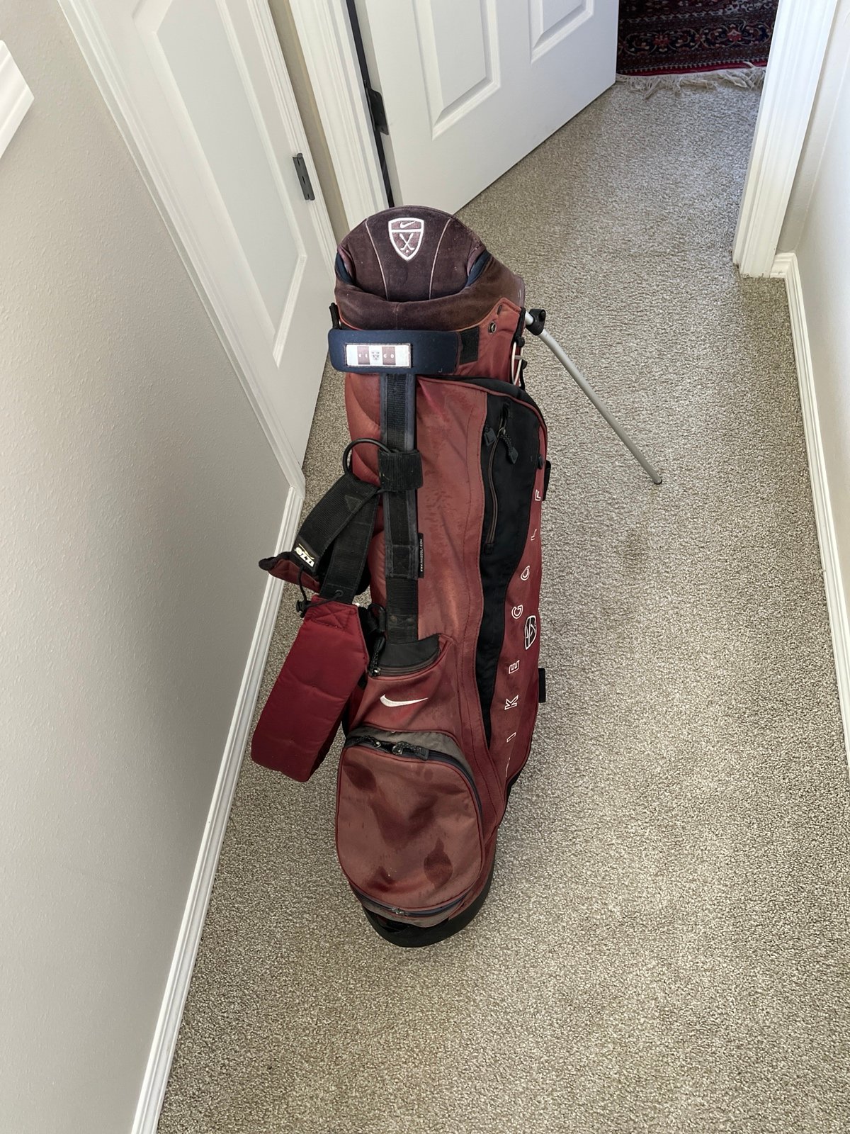 Nike Golf Bag Ozzie Red  Carry/Stand 3wxXoVina