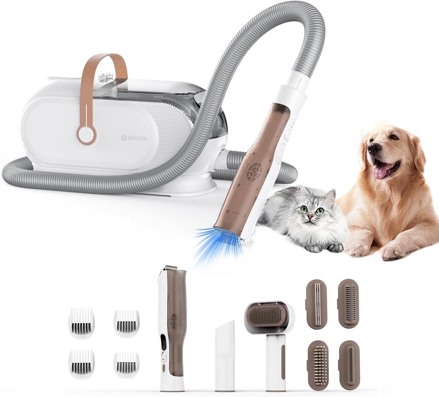 Professional Pet Grooming Kit with Vacuum Function-3L Capacity 1j8DXD63f