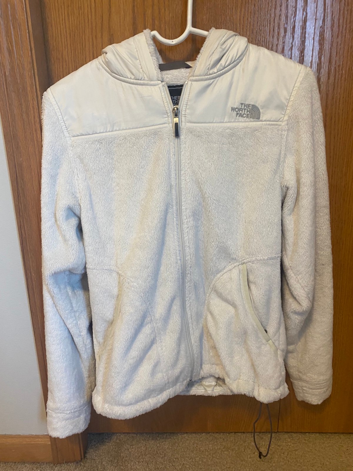 Small North Face Fuzzy Fleece Jacket with Hood bdqwjost