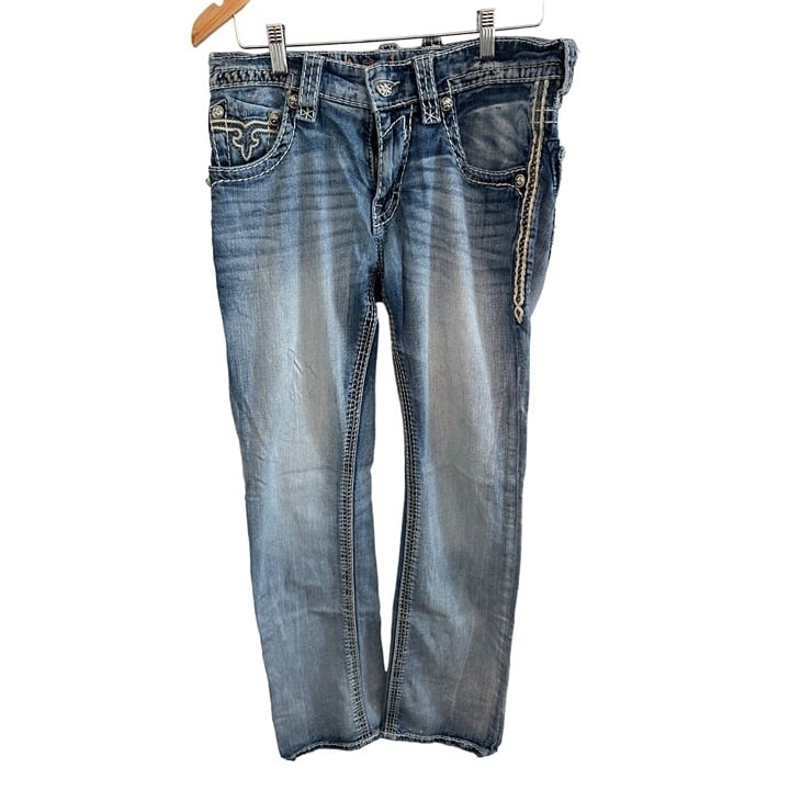 Rock Revival Dillen Bootcut Jeans, Size 32 1YtIGw1HK