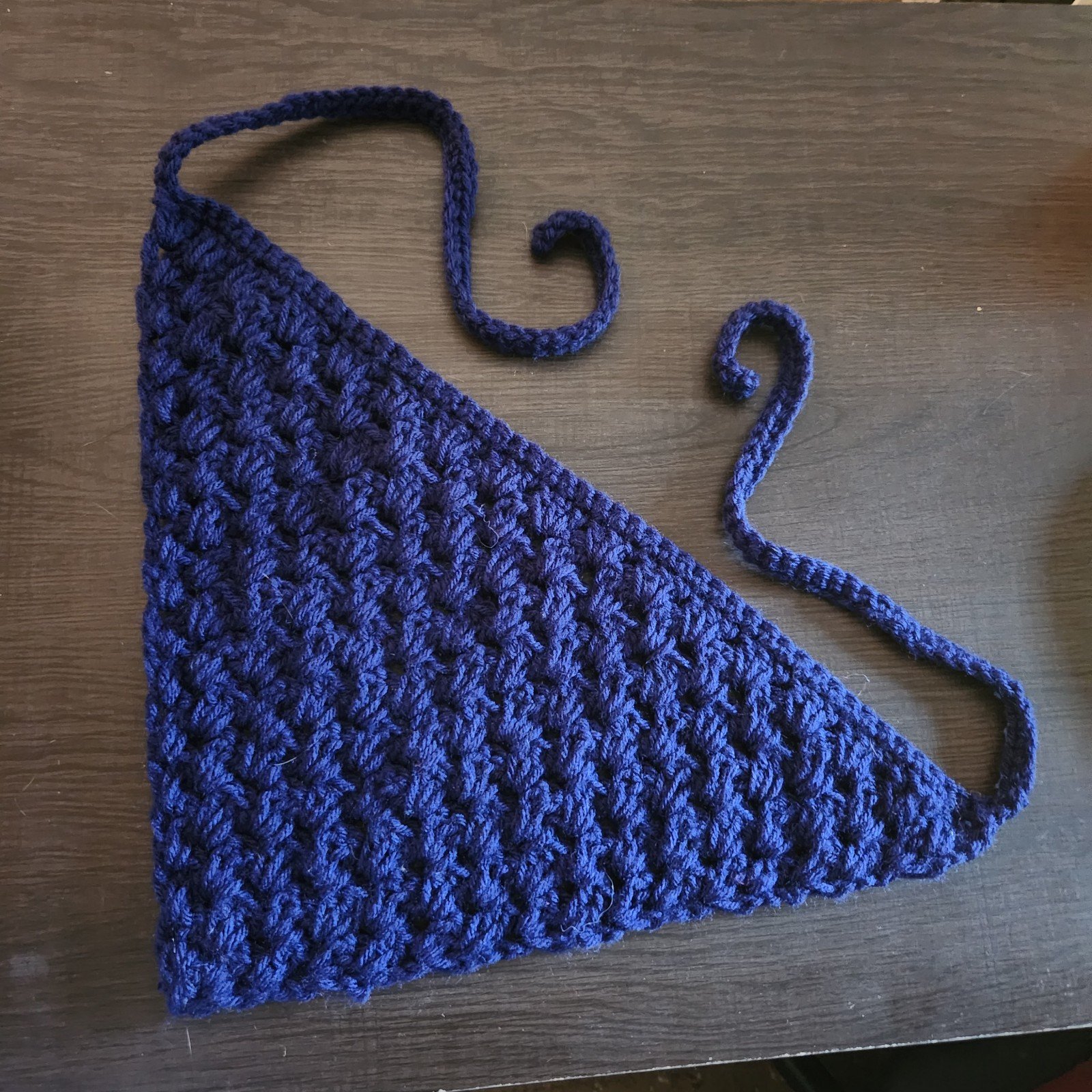 Crochet blue bandanna dntP6Yllp