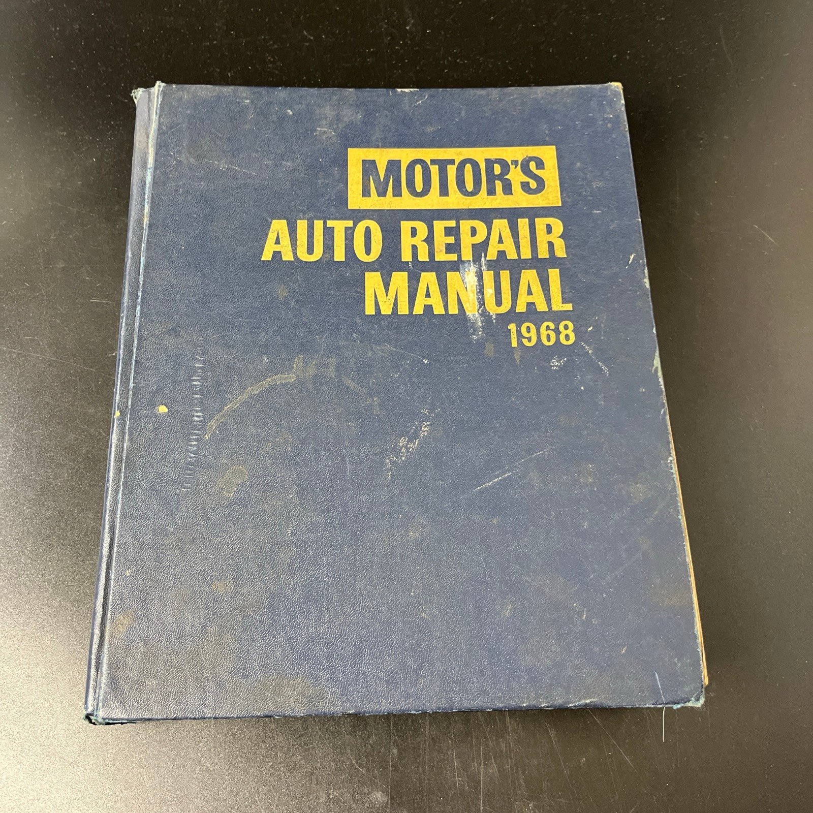 Vintage 1968 Motor´s Auto Repair Manual 31st Edition Hardcover GM Ford AMC Jeep BwS7ffGUo