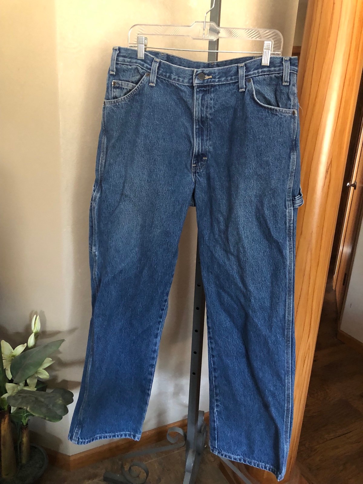 Mens Dickies Carpenter Jeans size 38x32 7xfO7TvqL