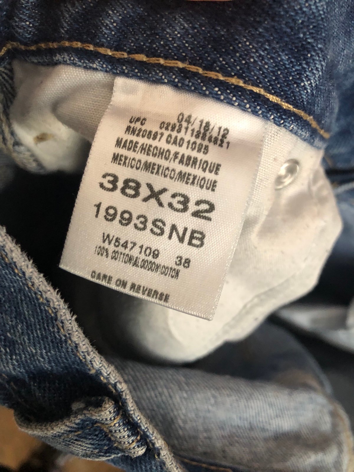 Mens Dickies Carpenter Jeans size 38x32 7xfO7TvqL