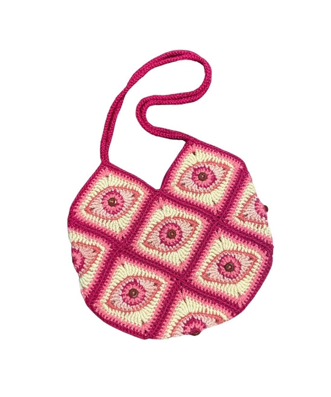 Crochet “Pinkeye” Bag Cxrzyx44C