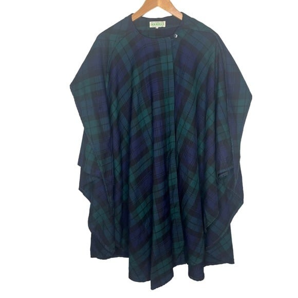 Jimmy Hourihan 100% wool paid hooded cape made in Irela