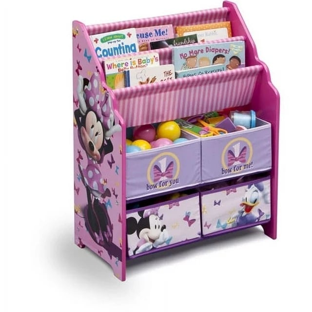 Minnie Book and Toy Organizer, Greenguard Gold, Cube Bo