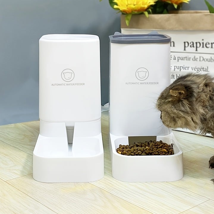 Automatic Pet Feeder & Water Dispenser Set-uidasxc 5uGc