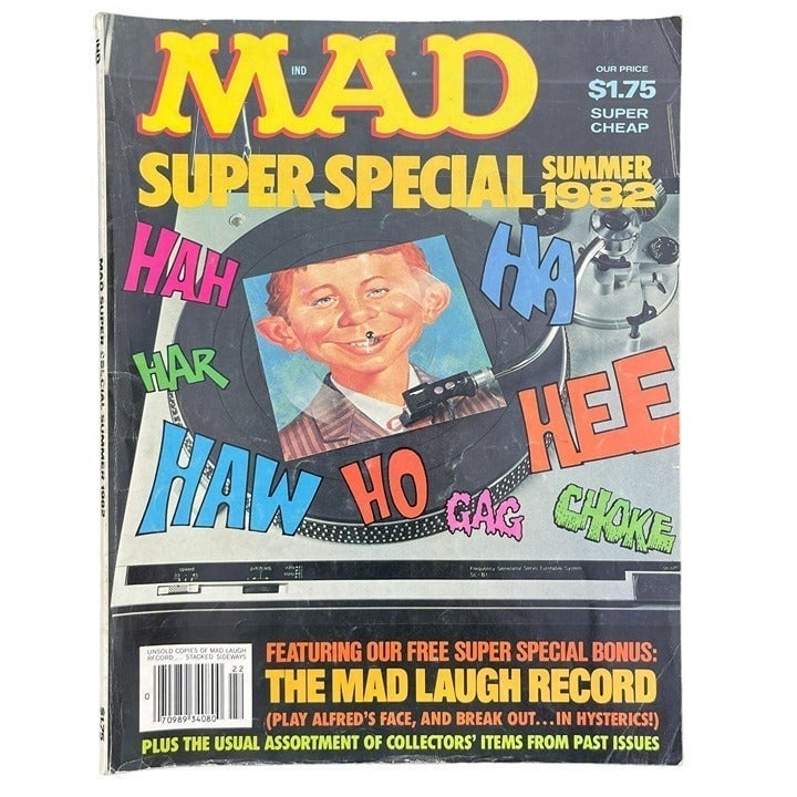 Vintage 1982 MAD Summer Special Collectible Comedy Sati