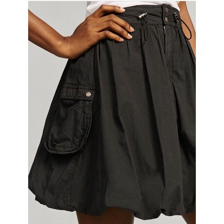 Anthropologie Pilcro Parachute Mini Skirt 16 Women´s Casual Bubble NEW Black FCnzTEGqg