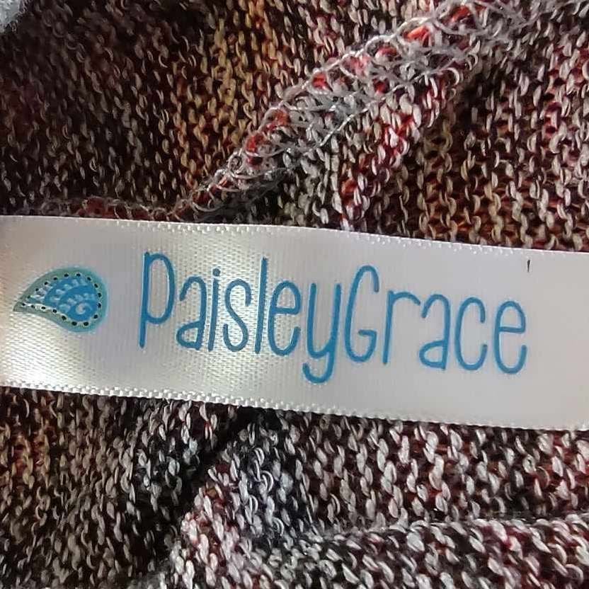Paisley Grace Women Sweater Pullover Rayon Spandex Gingham Red gGaMsIjkM