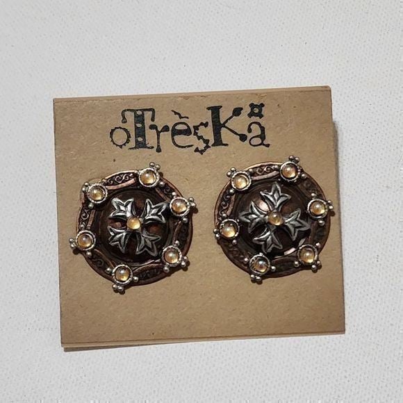 Treska jeweled stud earrings new!!! BenjCOIJ7