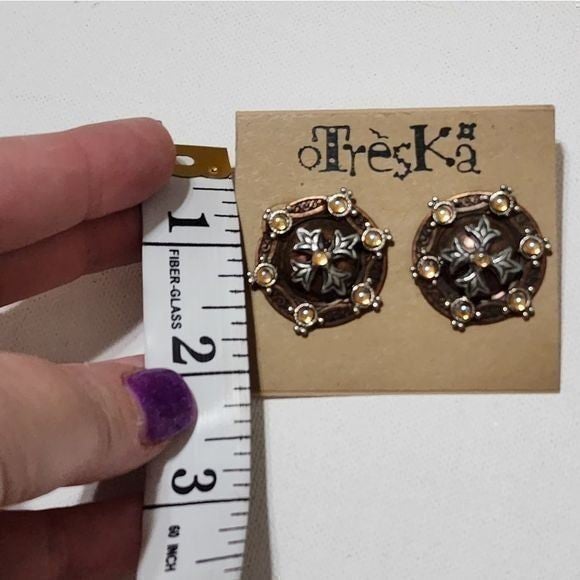 Treska jeweled stud earrings new!!! BenjCOIJ7