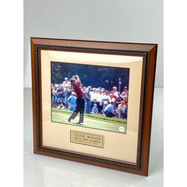 Photo Tiger Woods 2002 US Open Champion Gotta Have It Golf Framed 15”x15” bbYxt5PC5