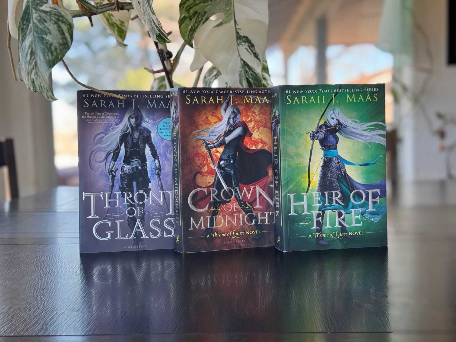 Throne of Glass, Crown of Midnight, Heir of Fire OOP Pa