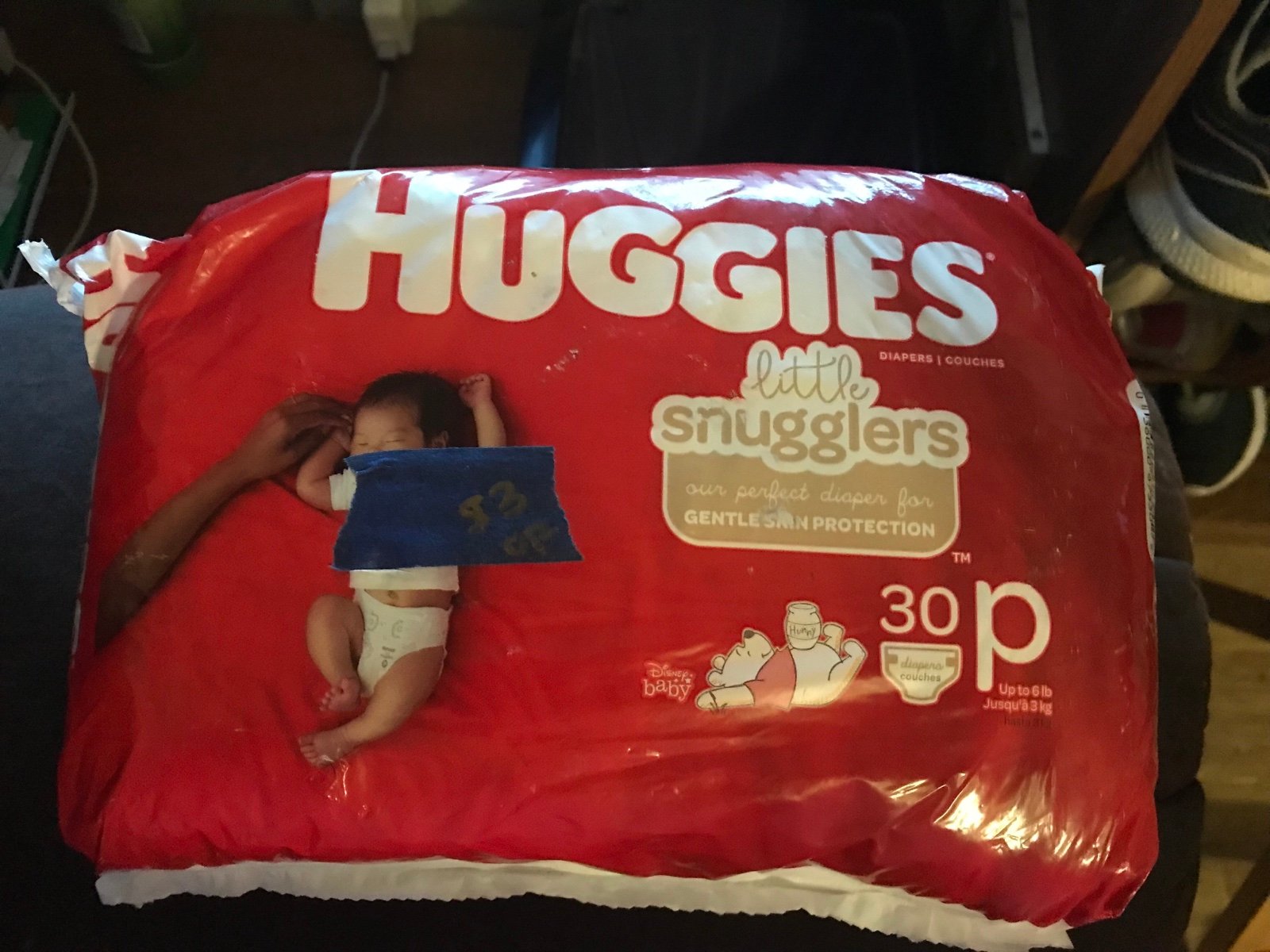 Huggies Baby Diapers Little Snugglers Size P - 30 Count
