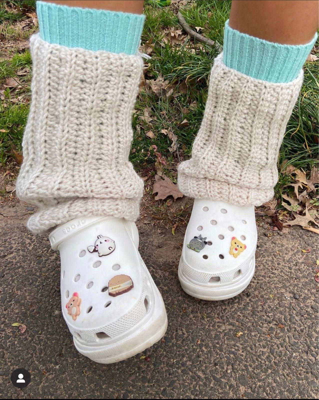 Handmade crocheted legwarmers fuxgKHnmW