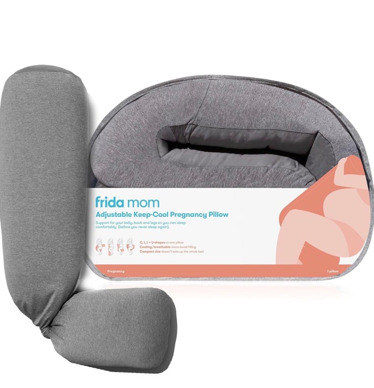 Frida Mom Adjustable Keep-Cool Pregnancy Body Pillow gGhzB25AE