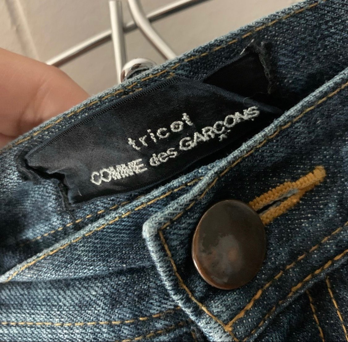 Comme des garçons tricon jeans *based* 5m6F7bMSD