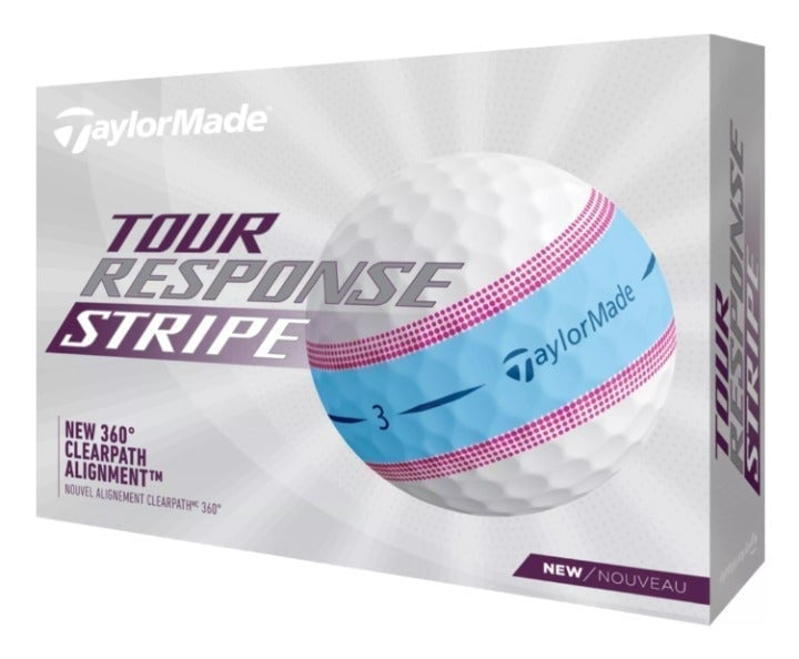 TaylorMade 2022 Tour Response Stripe Golf Balls Color: 