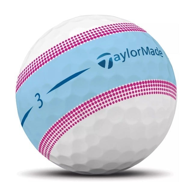 TaylorMade 2022 Tour Response Stripe Golf Balls Color: White/Blue 23135 DKS cZdAnHrDi