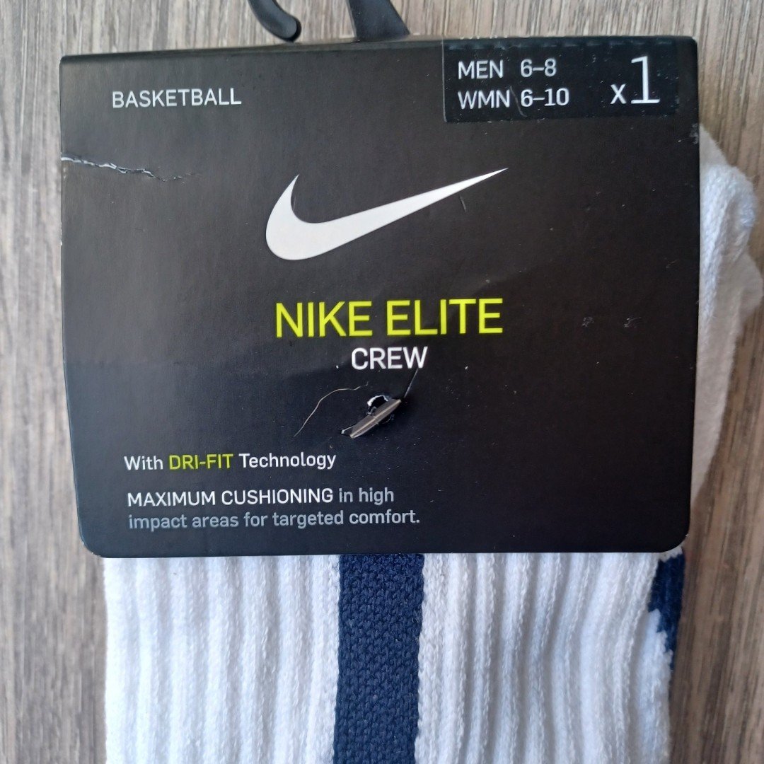 Nike Elite Basketball Crew Socks Size MEDIUM (Men 6-8) (W6-10)  Fast Shipping dWTRvF1HU
