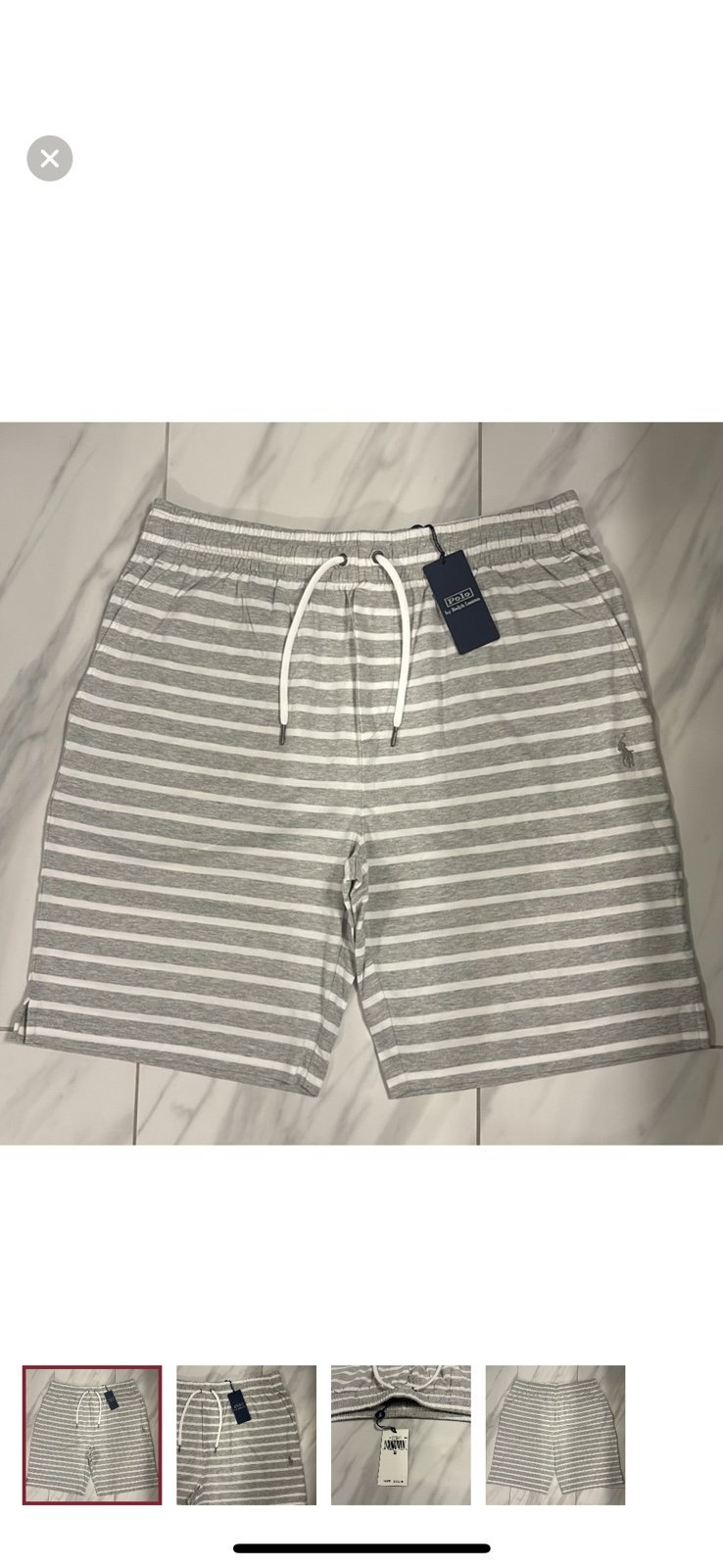 Men’s Polo Ralph Lauren Striped Jersey Shorts 6tXGHmAwX