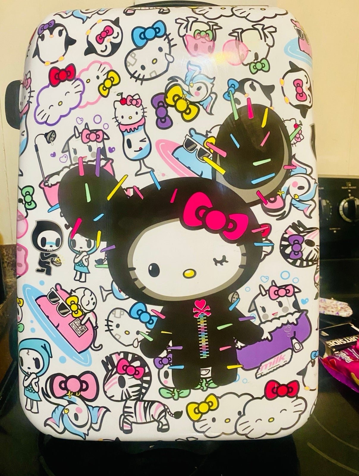 Tokidoki for Hello Kitty Hard Case Luggage Suitcase EKp