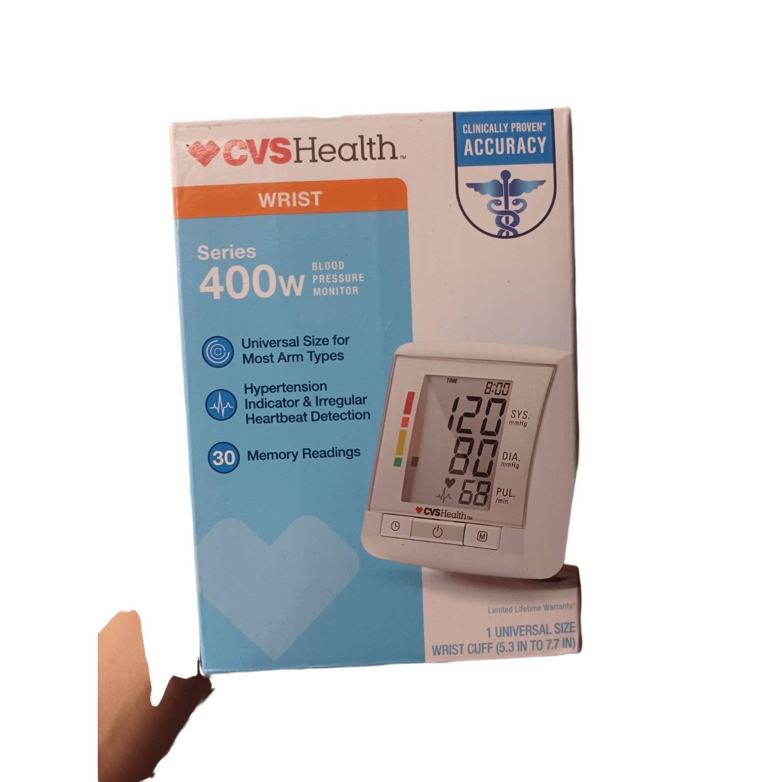 Health Series 400W Wrist Blood Pressure Monitor 2v5dUOQqi