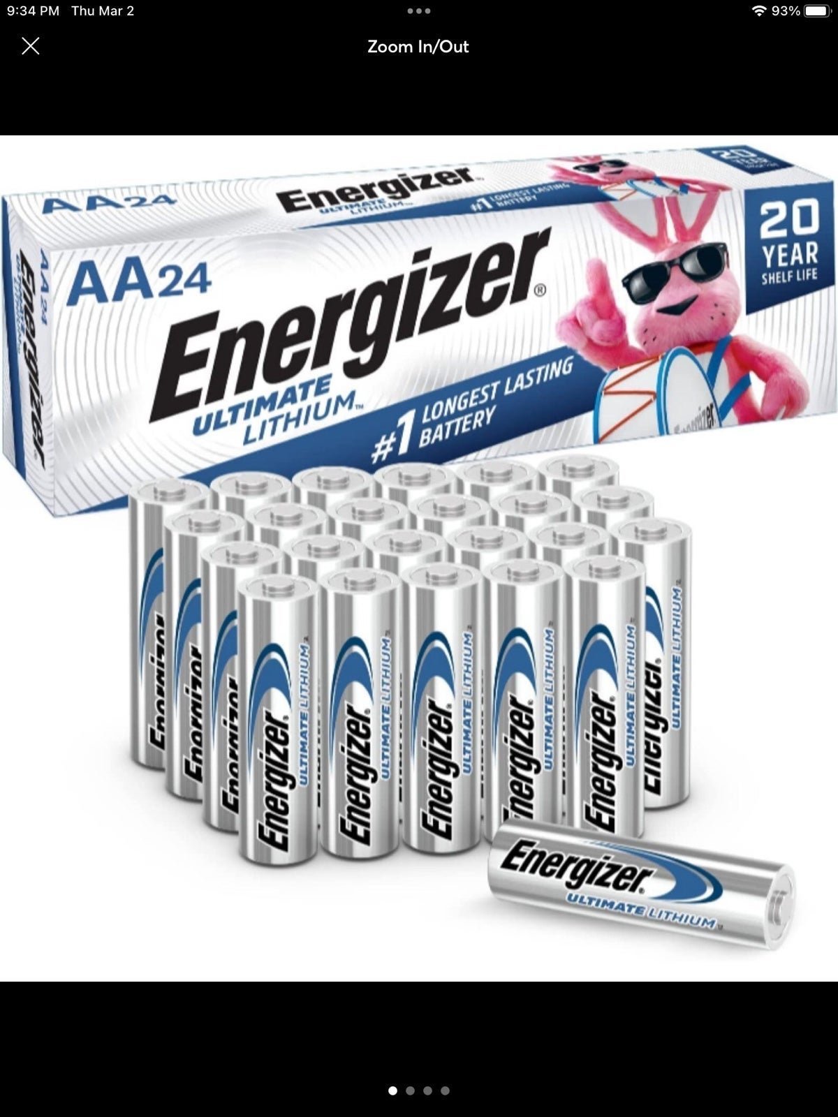 24 Energizer Ultimate Lithium AA Batteries NEW FRESH cameras DLUsBJuPc