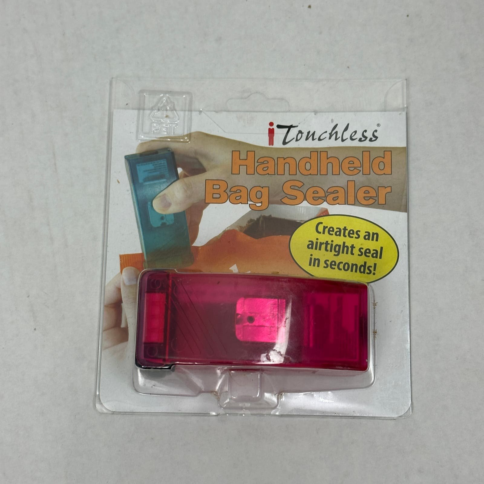 Pink itouchless Handheld Bag Sealer  New in package FUg