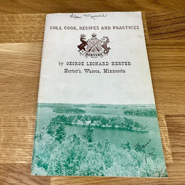 Bull Cook, Recipes and Practices by George Leonard Herter Vintage Booklet 8kJzStRij