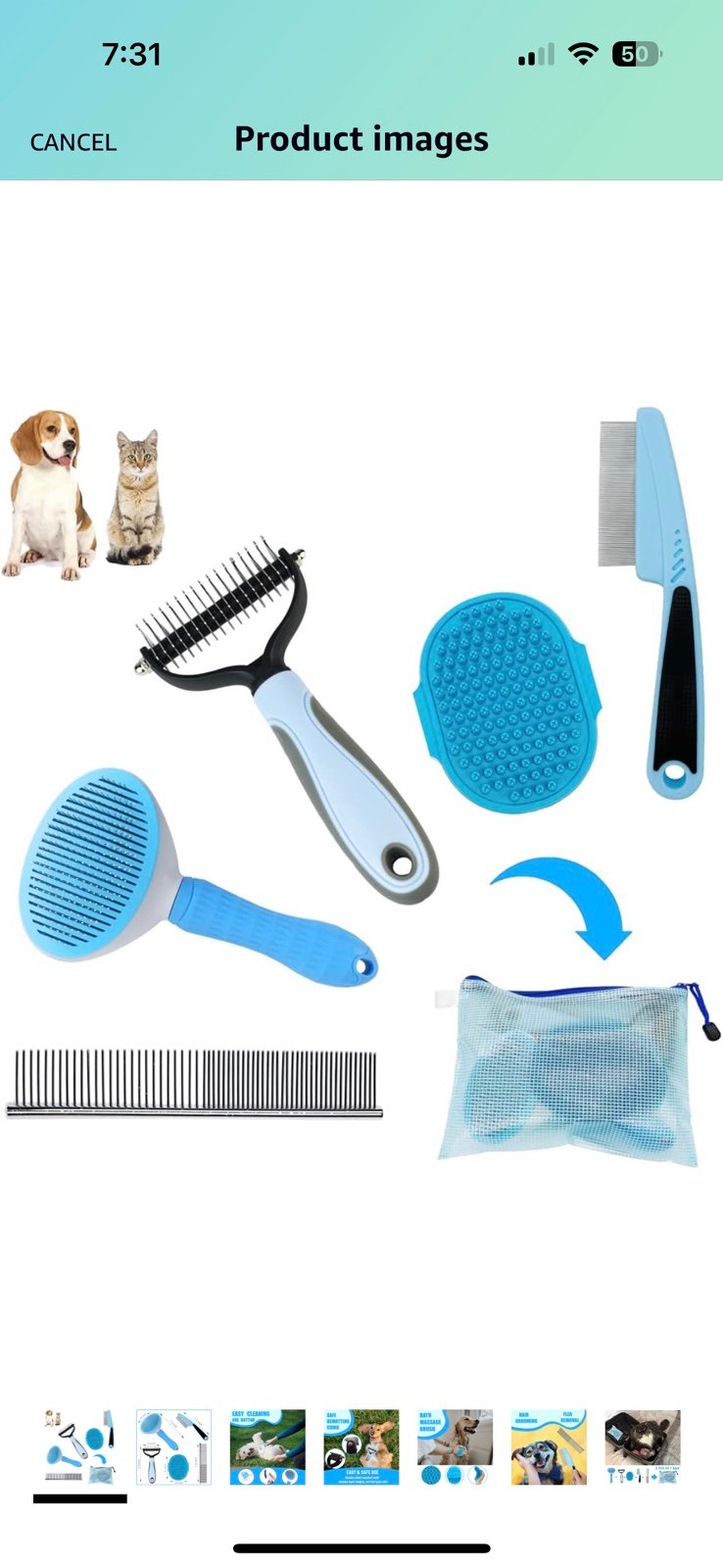 Pet grooming kit 3OIZtan4i